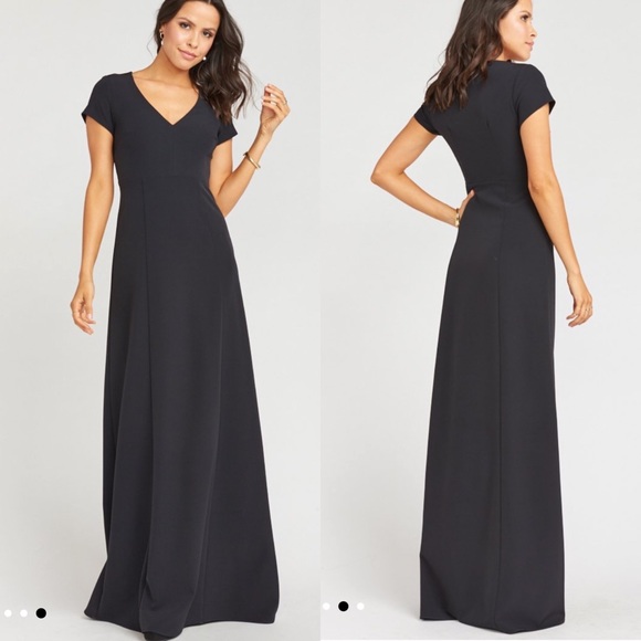 Show Me Your MuMu Dresses & Skirts - Show Me Your Mumu Geneva Gown Black NWOT